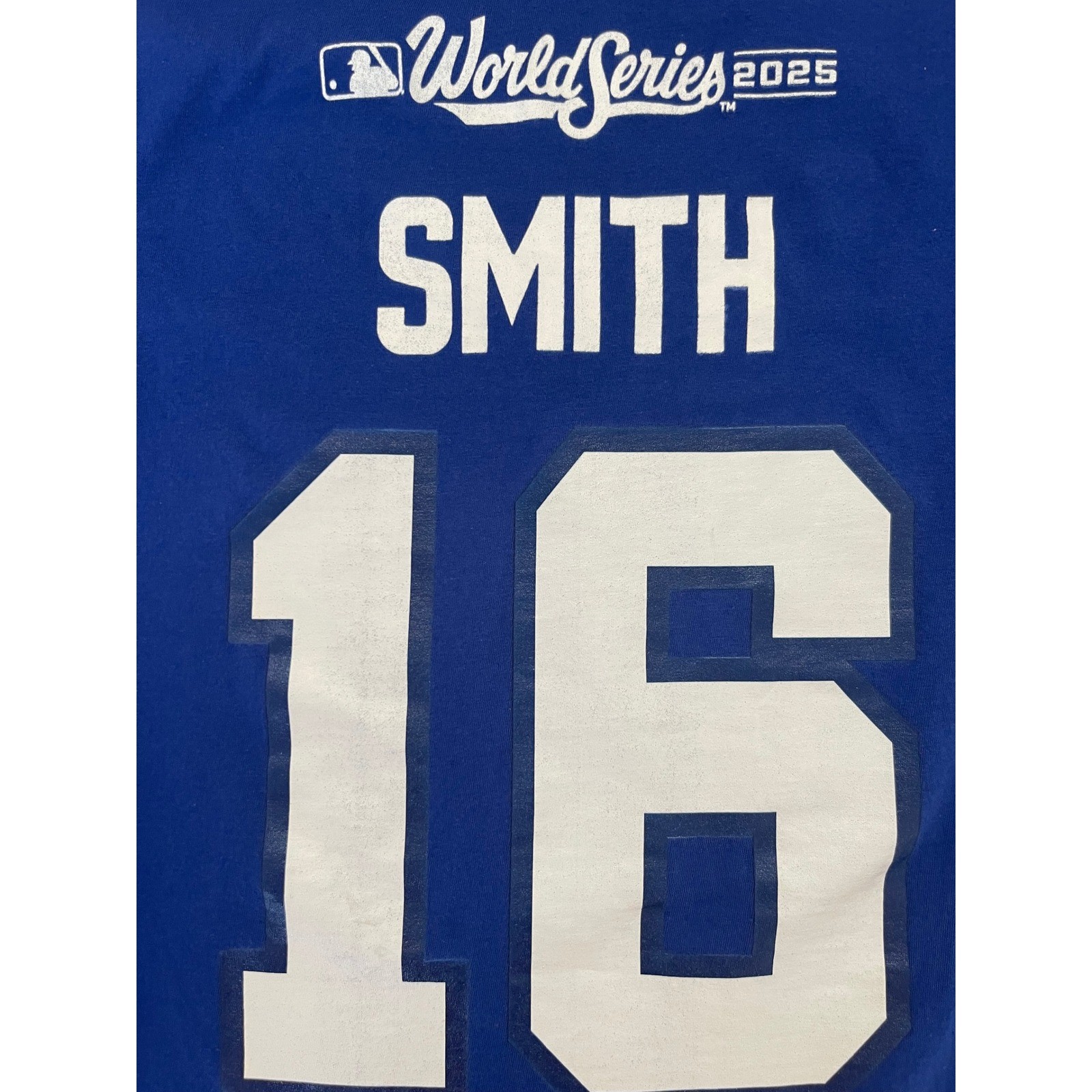 Fanatics Los Angeles Dodgers NL Champions 2024 World Series Will Smith Shirt M