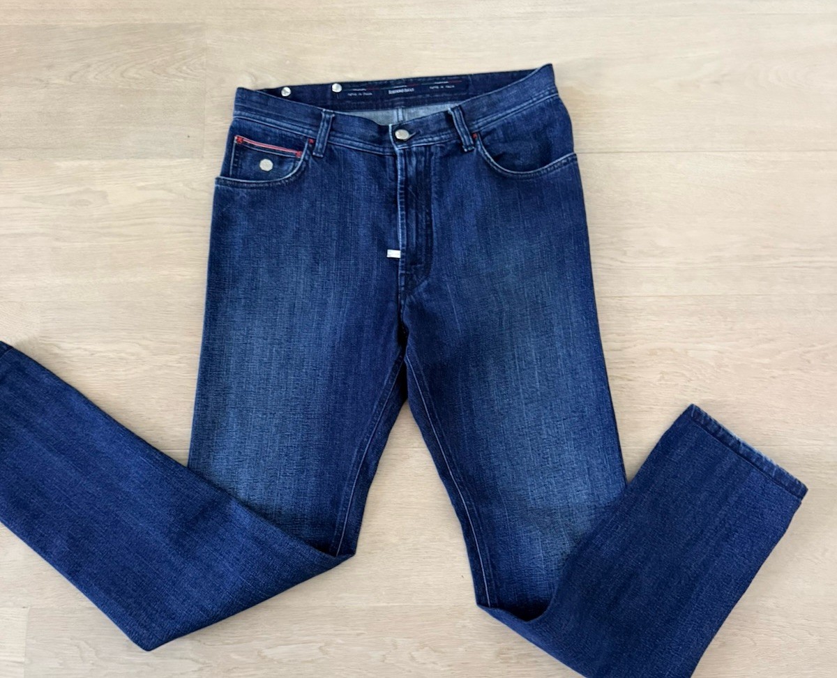 Stefano Ricci Men Dark Wash Jeans Size 34