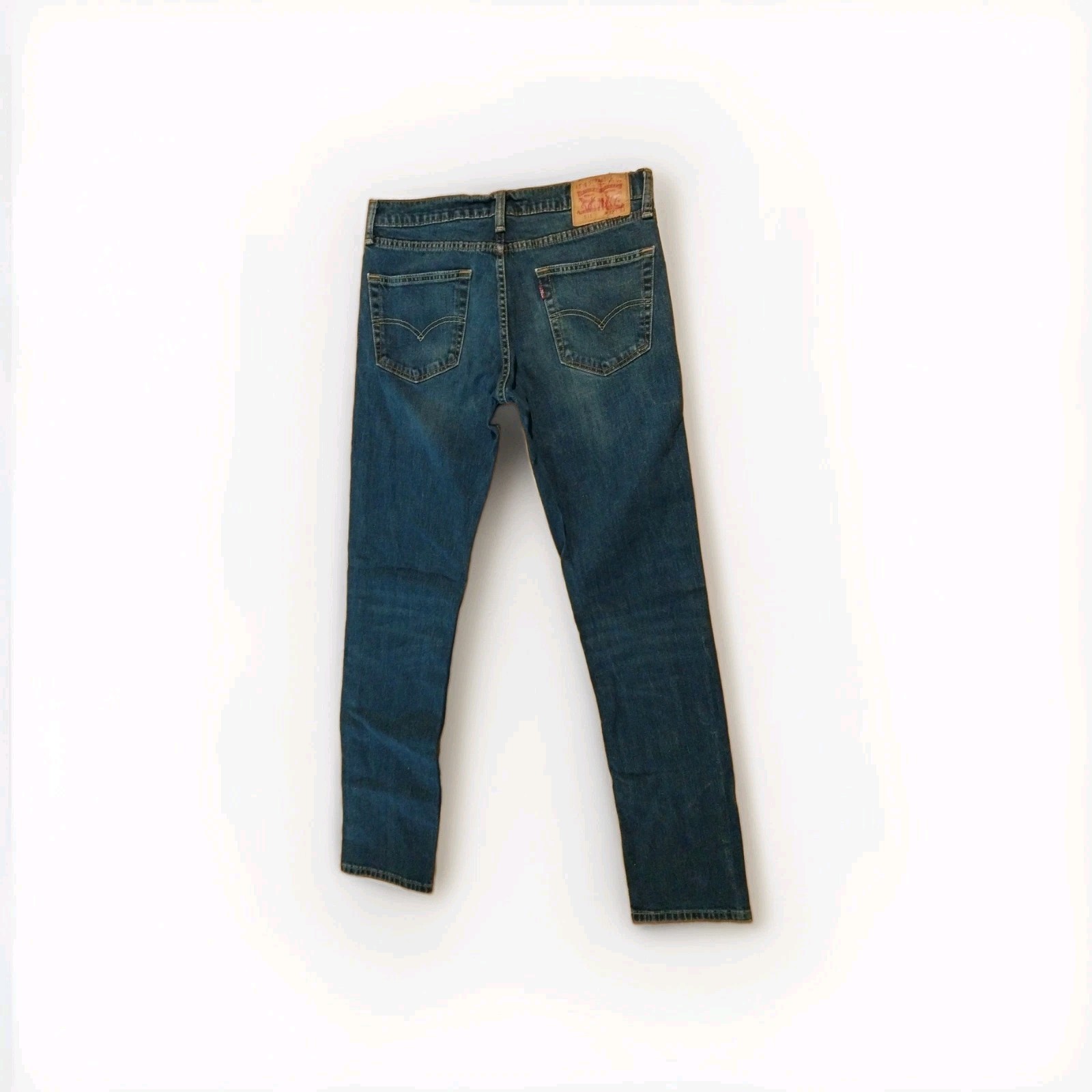 LEVI’S 511 JEANS BLUE DENIM ZIPPER FLY SKINNY MEN’S 32 X 34