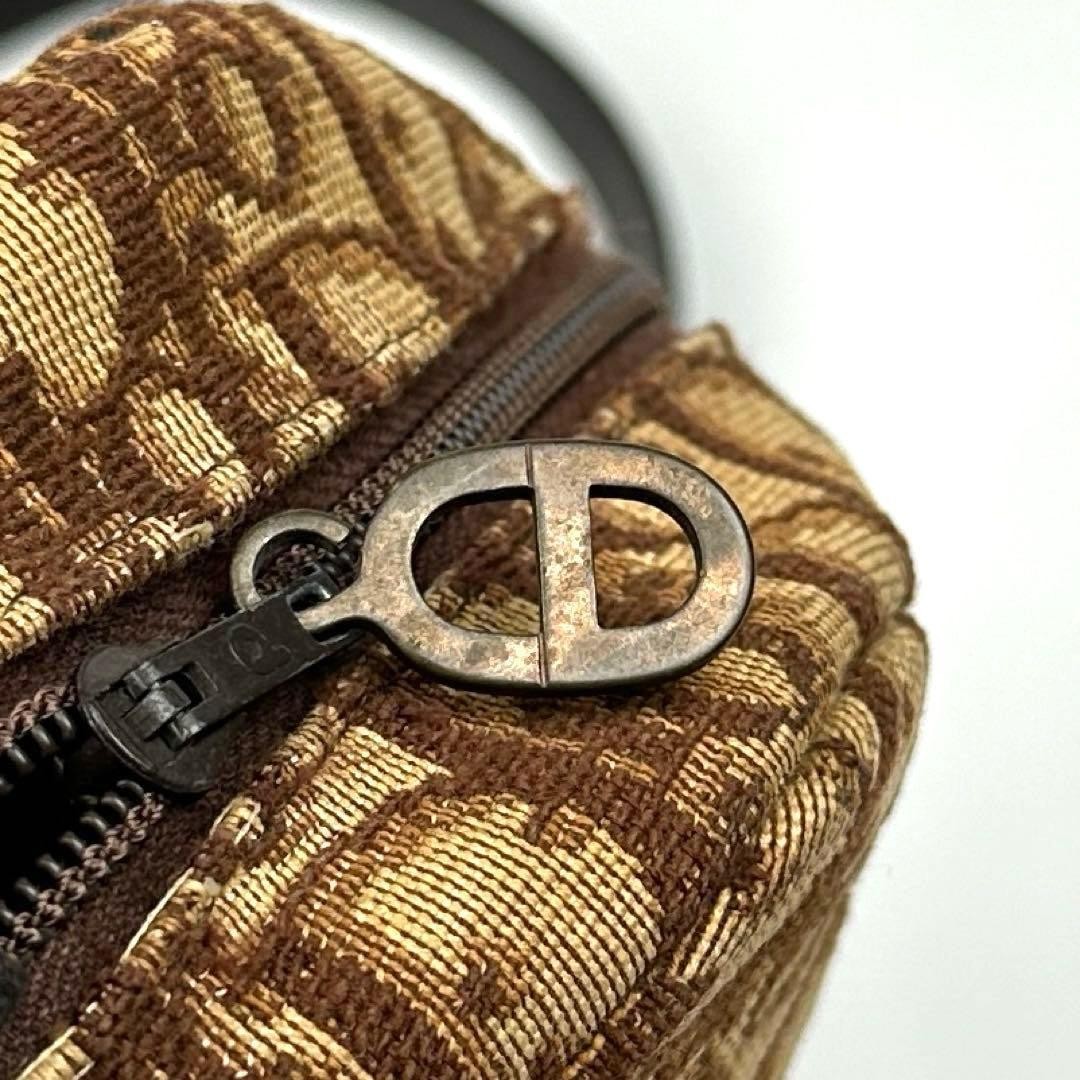 Christian Dior Bag Dior Shoulder Trotter Canvas Leather Brown rh0784874056