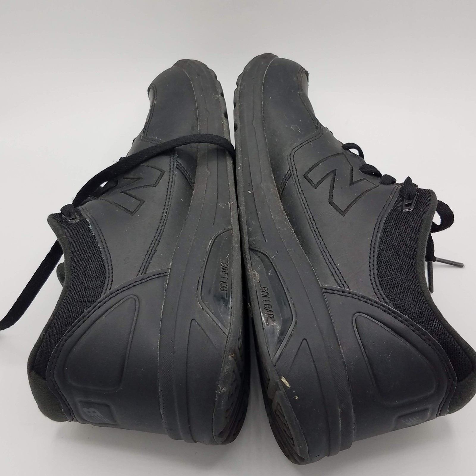New Balance 813 Men’s Walking Shoes Black Leather MW813BK 11.5 D