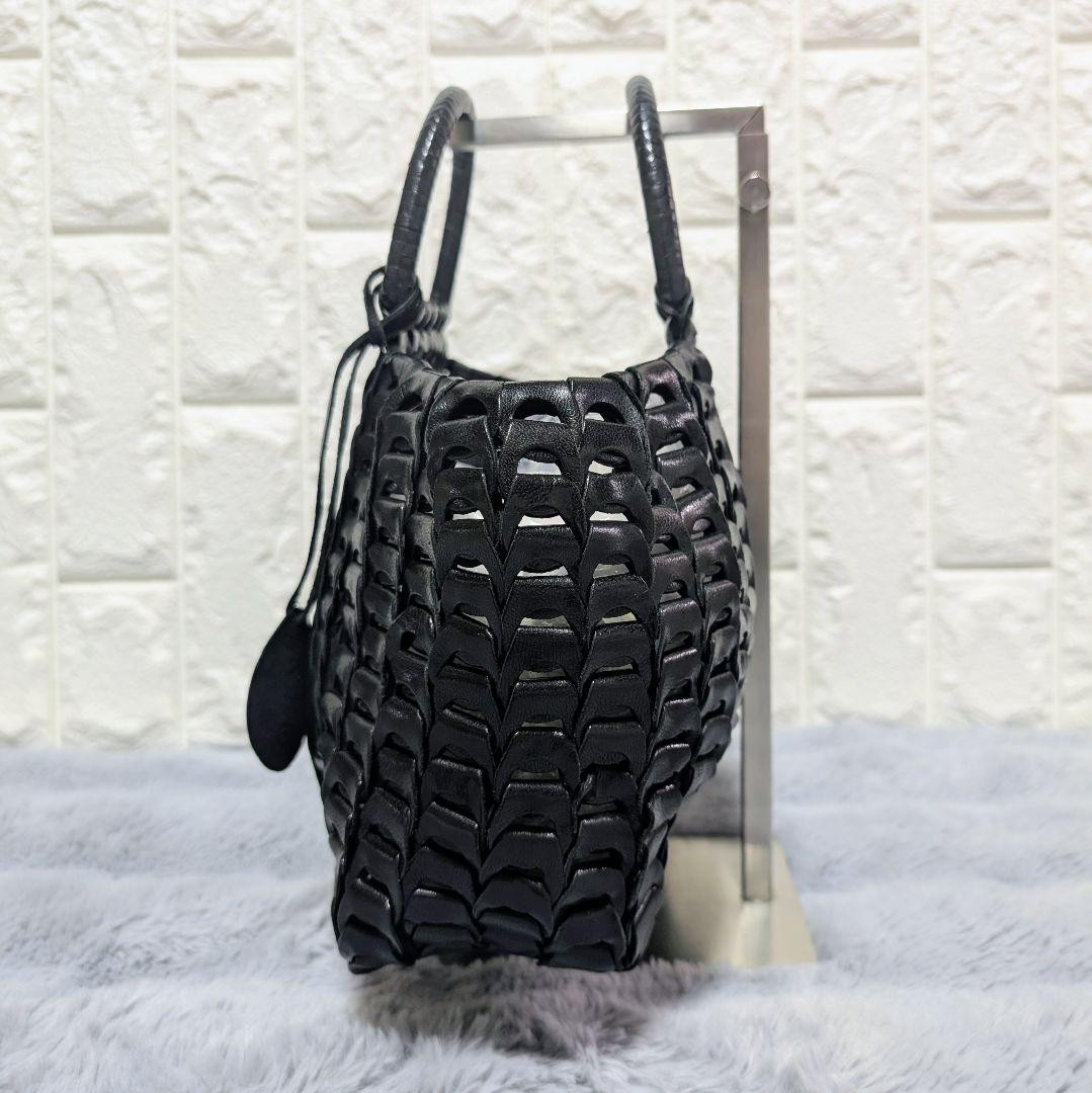 Excellent Condition DORAGON Dragon Diffusion Leather Mesh Tote Bag