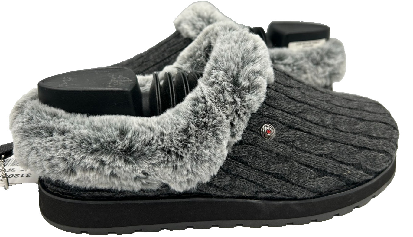 Skechers Bobs Women’s Keepsakes Ice Angel Slip On Slippers Char Size:6.5 118AB