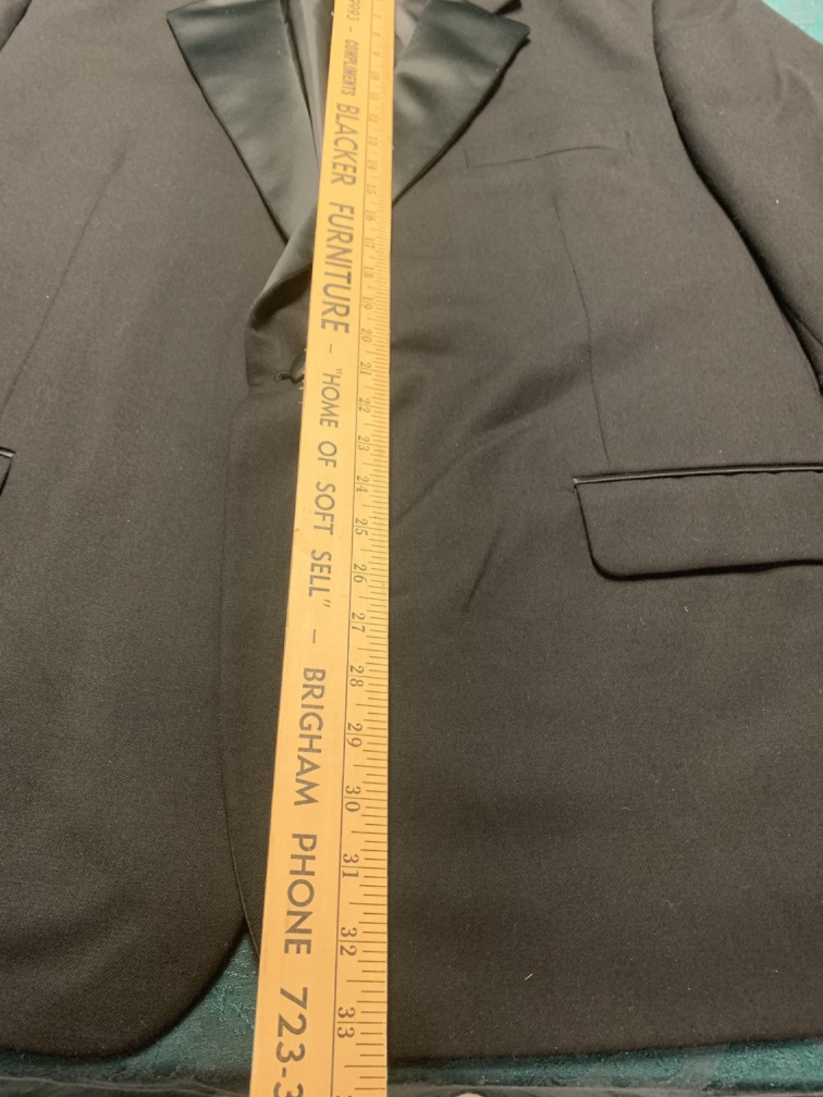 Versini Tuxedo & Cumberbun Black Size 52 Jacket 48 Pants 100% Worsted Wool