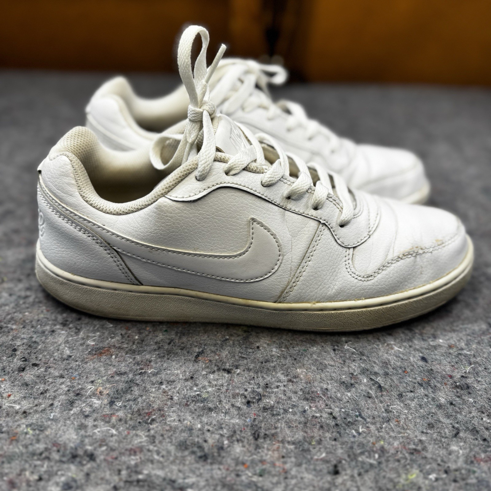 Size 10.5 – Nike Court Vision Next Nature Low Triple White