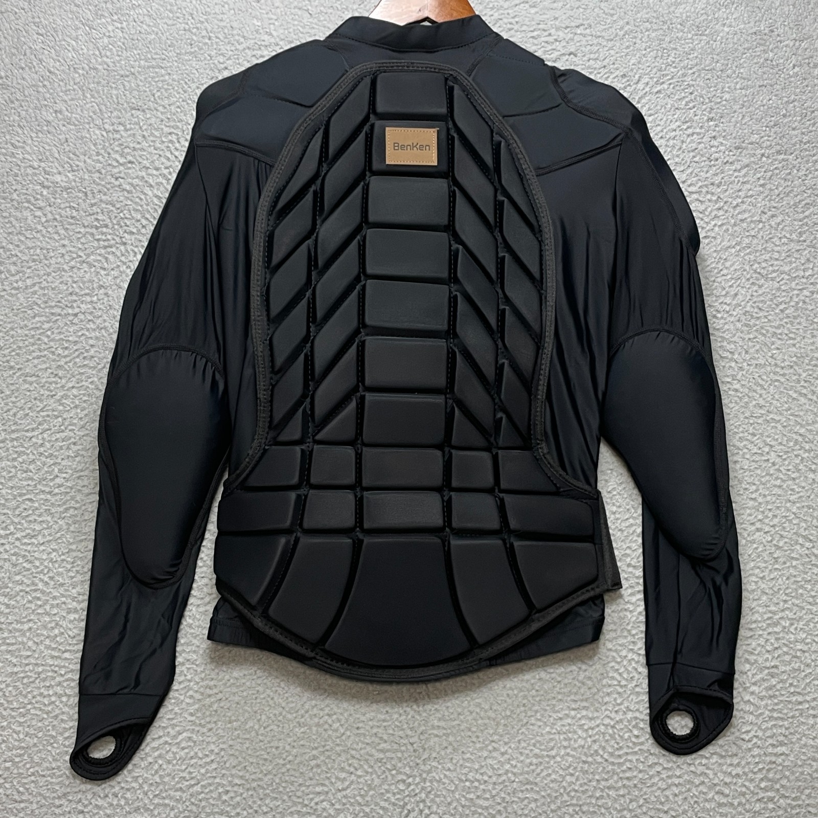 BENKEN Padded Protective Shirt Unisex Medium Black EVA Armor MTB Moto Snow NEW
