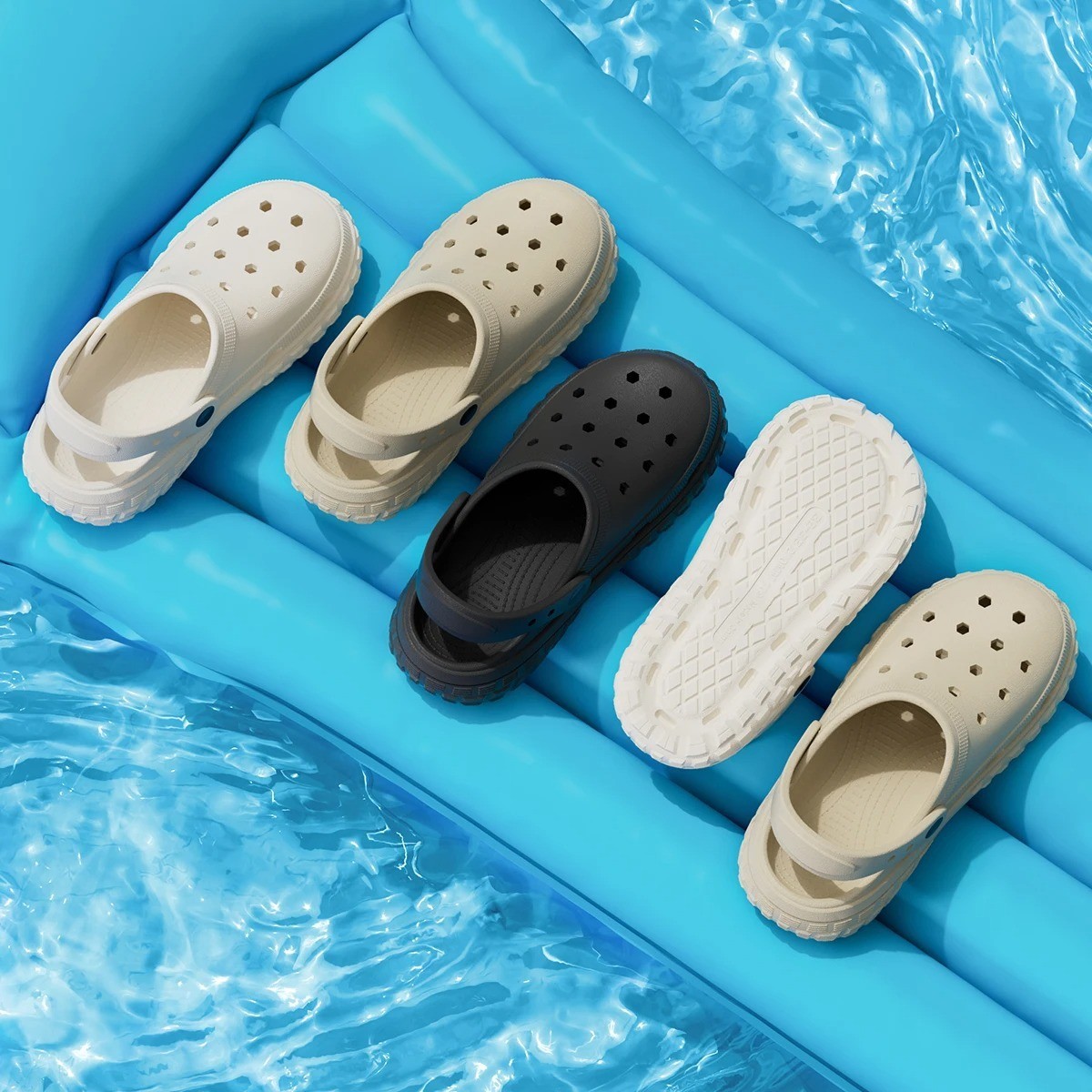 Summer Garden Clogs Women Men Closed Toe Sandals Non-Slip Soft Sole Shoes