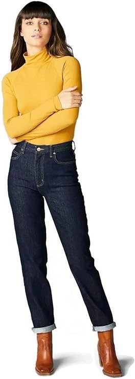 Lee Vintage Modern Jeans Retro Rinse Blue HighRise Strght Leg Akl 32 NWT 5306 Q2