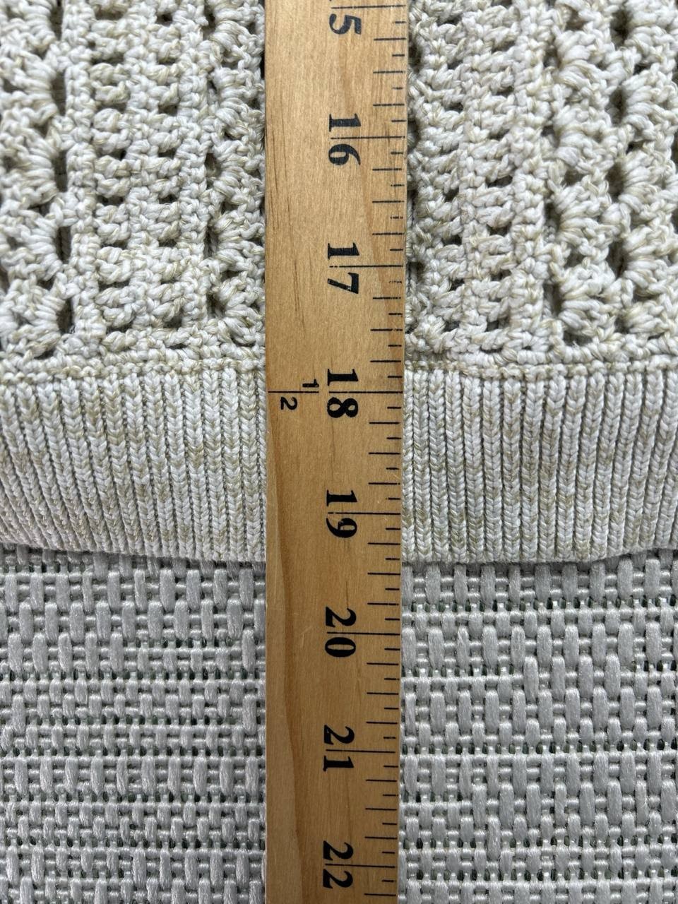 Theory Sweater Womens Medium Beige Cotton Knit Pullover