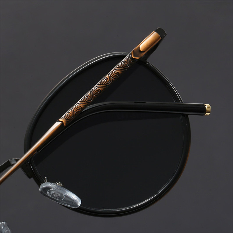 Metal Round Tinted Reading Sunglasses Men Women Shade Presbyopic Sunglasses New