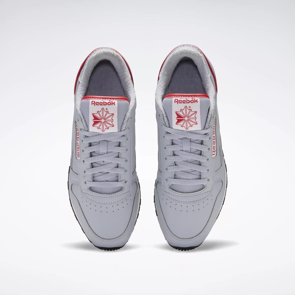 Reebok Unisex Classic Leather 1983 GX0282 Vintage Grey/Red/Chalk