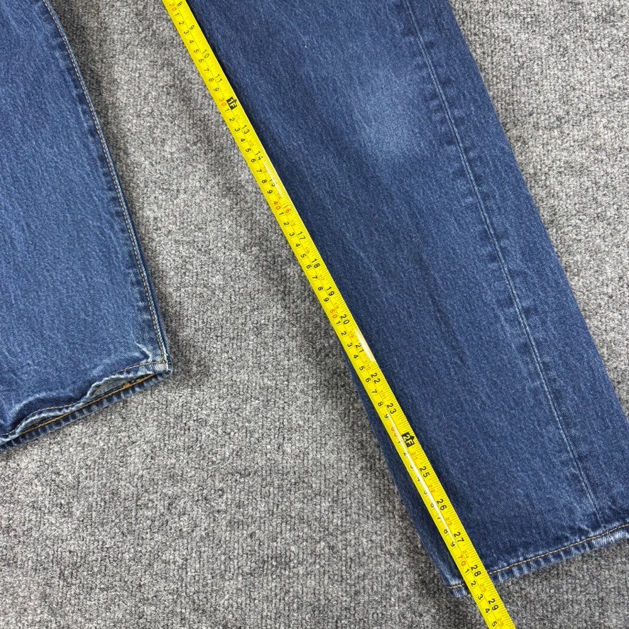 Levi’s Premium 501 ’93 Jeans Mens 29×30 Straight Leg Button Fly Big E Cowboy