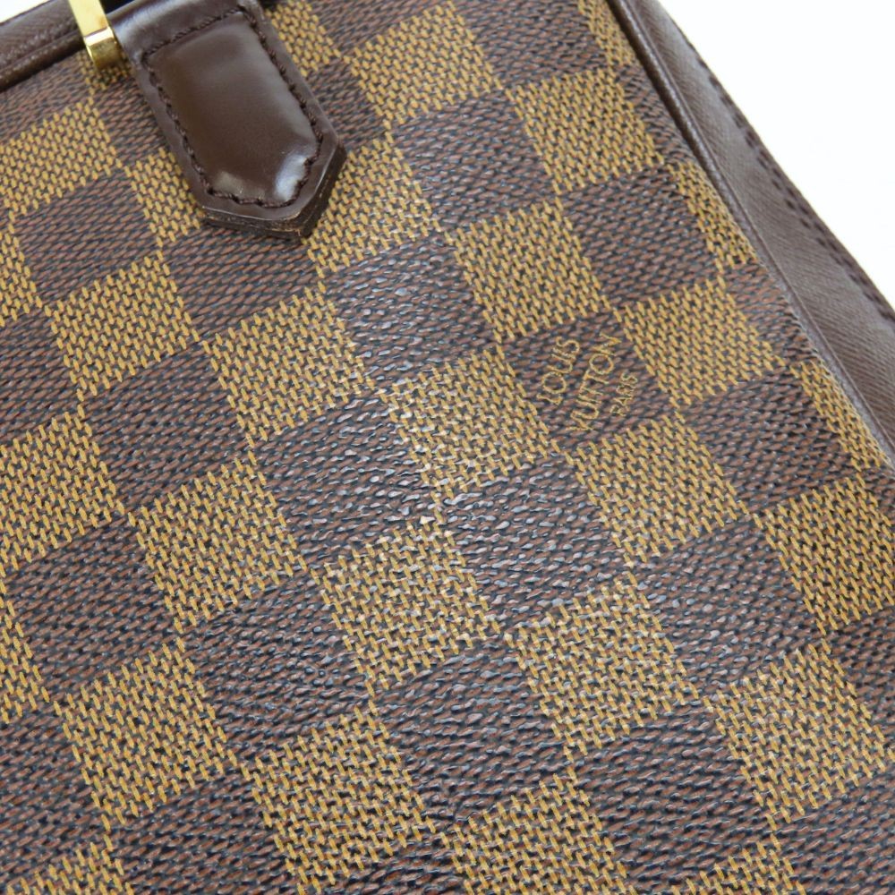 USED LOUIS VUITTON Handbag Brera N51150 Damier Ebene Brown Everyday use
