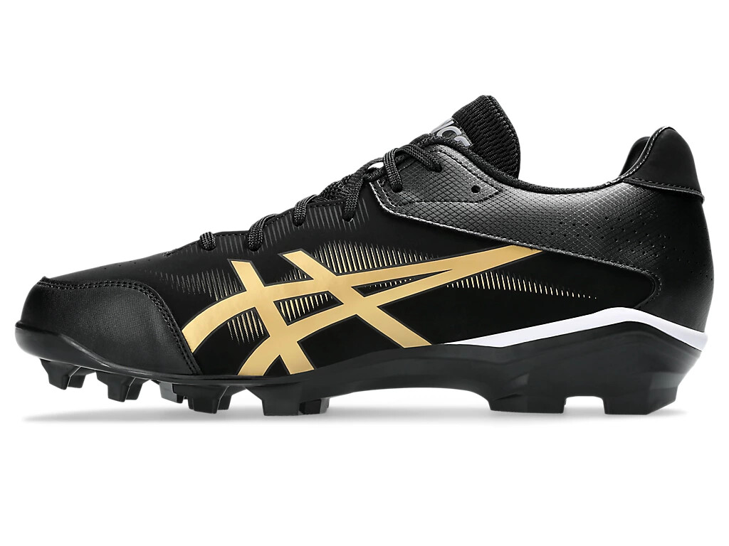 ASICS STAR SHINE 3 1123A033 003 Black Rich Gold Baseball Cleats
