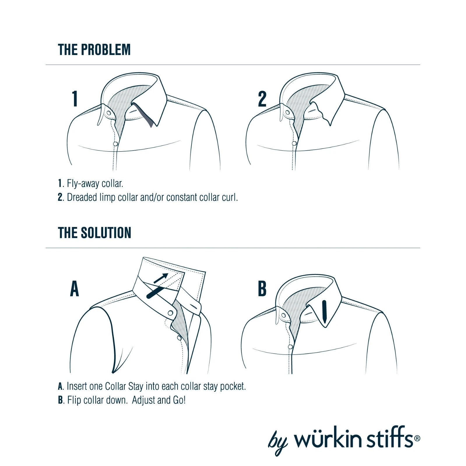 Würkin Stiffs Power Stays Magnetic Collar Stays|Power Stays with Storage Case