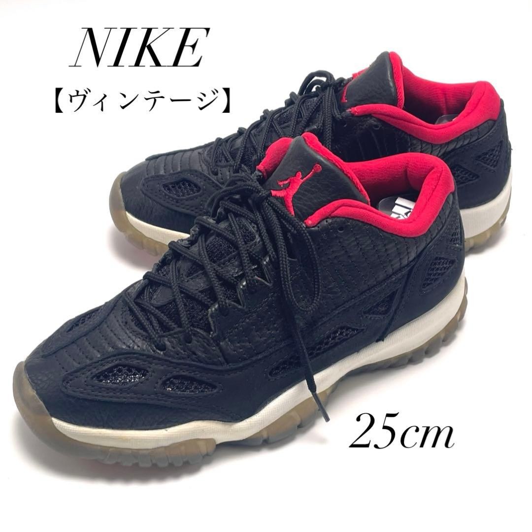 Nike Air Jordan 11 Low Retro IE OG Bred 1996 Mens 25cm Black True Red Authentic