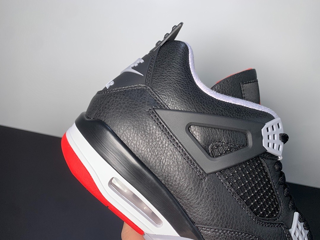 Jordan 4 Retro Bred Reimagined Black/Cement Grey/Red/White FV5029-006 Men