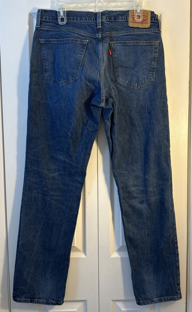 Levi’s 541 Men’s Jeans 34×34 (34×32 ACTUAL) Athletic Taper Medium Wash Stretch