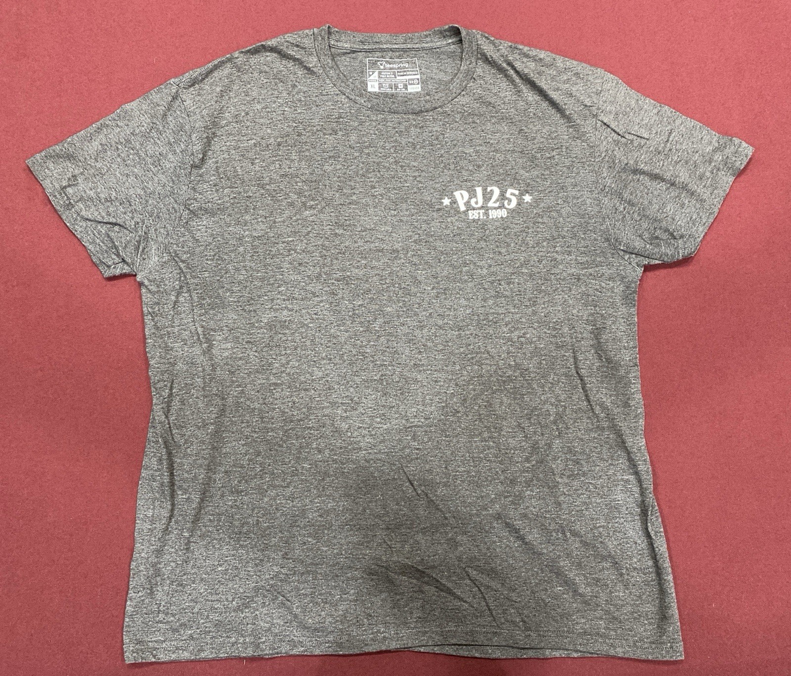 Pearl Jam PJ25 XL T-shirt Unofficial Used Excellent Condition