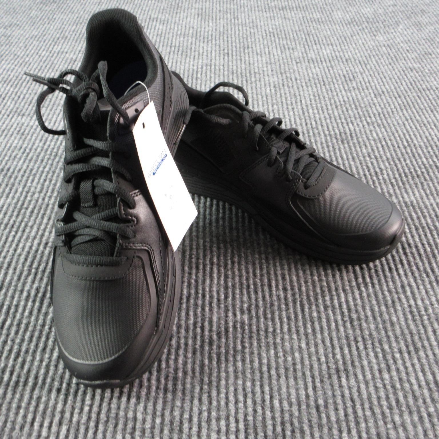 Shoes For Crews Shoes Mens Size 9 Black Slip Resistant Easy Clean 22106 NWOB