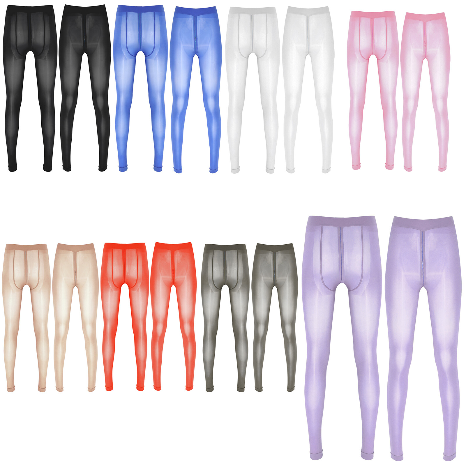 US Womens Pantyhose Tights Compression Lingerie Fitness Trousers Solid Color