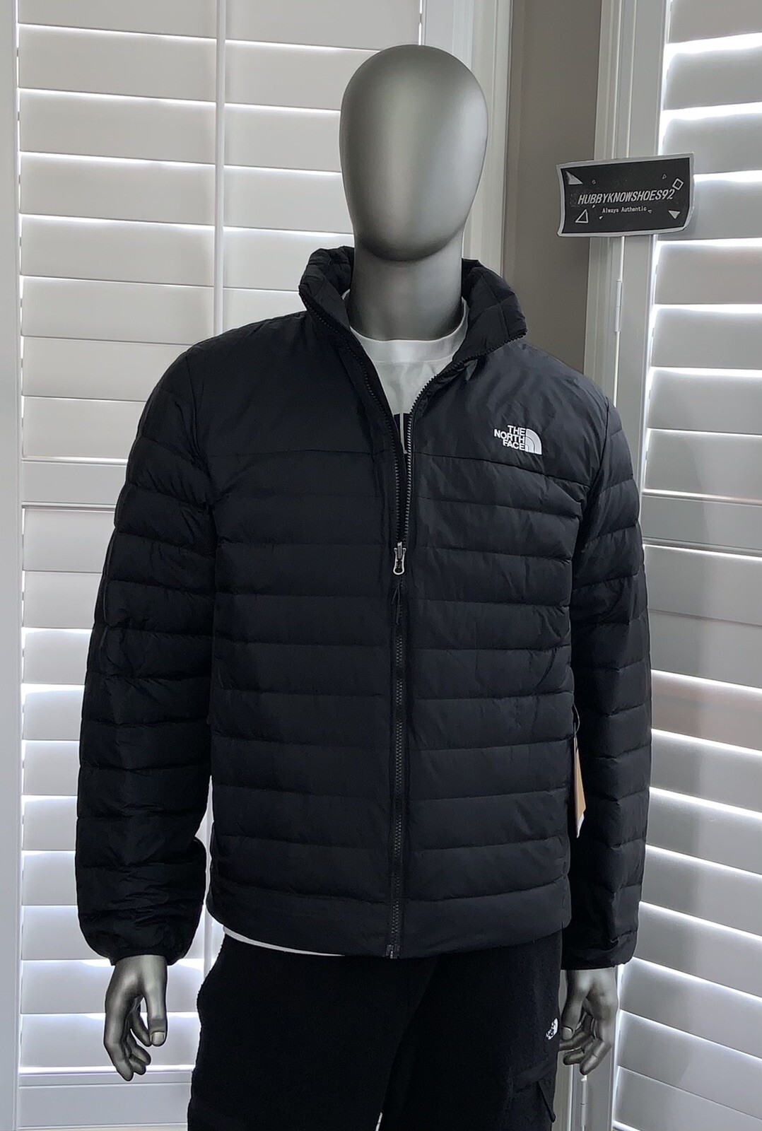 The North Face Mens Minoqua Insulated 550-Down FZ Puffer Jacket Black NWT $180