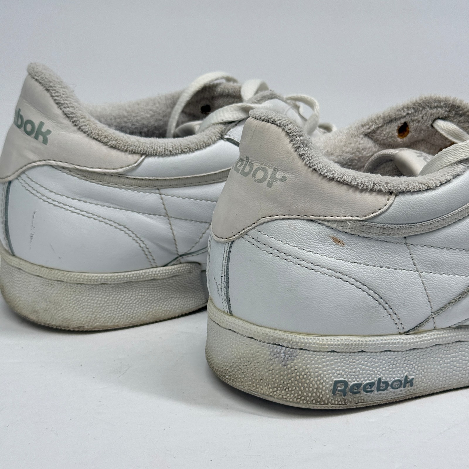 Reebok Club C 85 Classic Sneaker Lace Up White Leather Casual Men’s Size 11.5