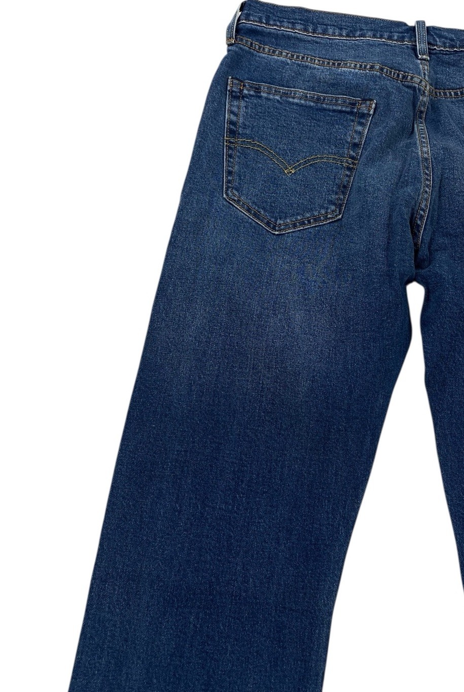 NEW Levi’s Strauss Premium 502 Taper Selvedge Medium Blue Mens Denim Jeans