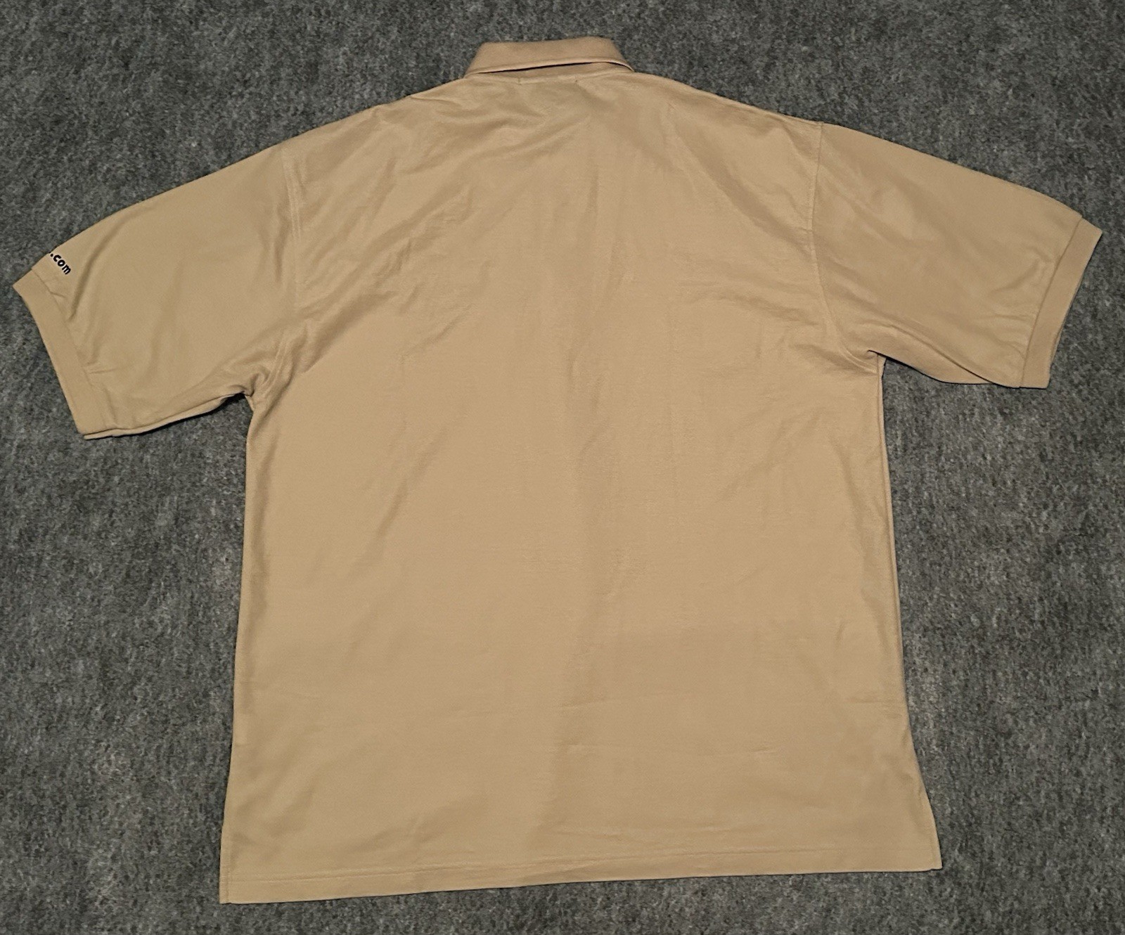 Men’s U-Haul Logo Tan/ Brown Short Sleeve Employee Polo Shirt- Size XL