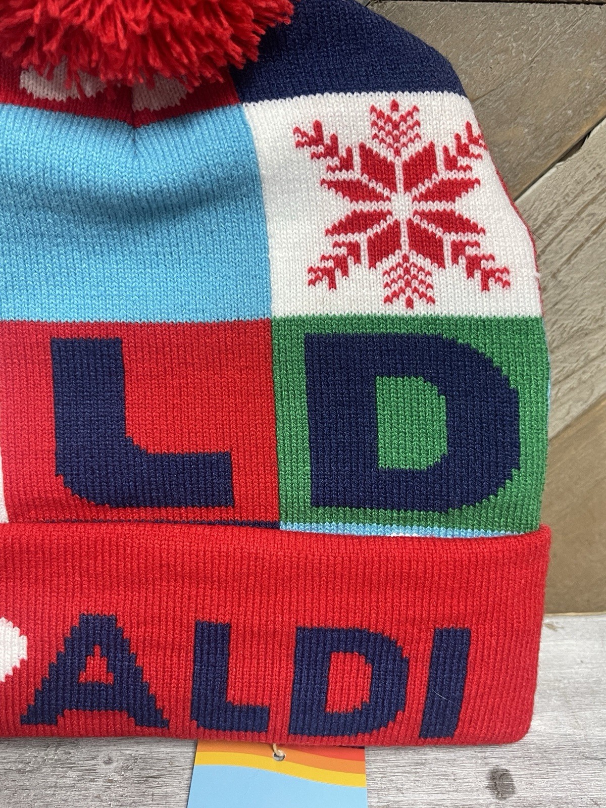 ALDI Gear Christmas Holiday Winter Beanie Hat – 2024 – I Love (Heart) Aldi NWT