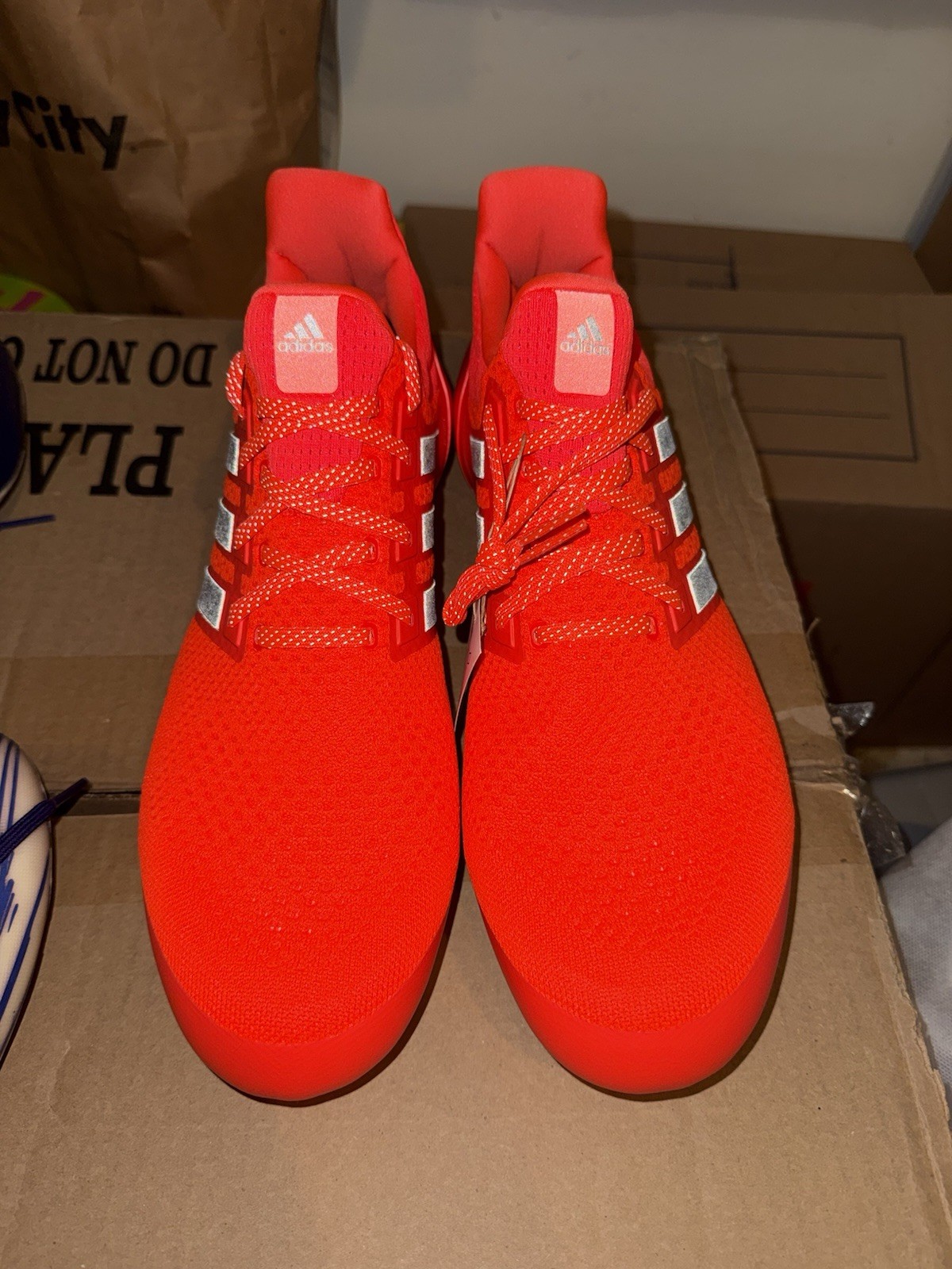 NEW Adidas Ultraboost Football Cleats Mens Size 15 Orange