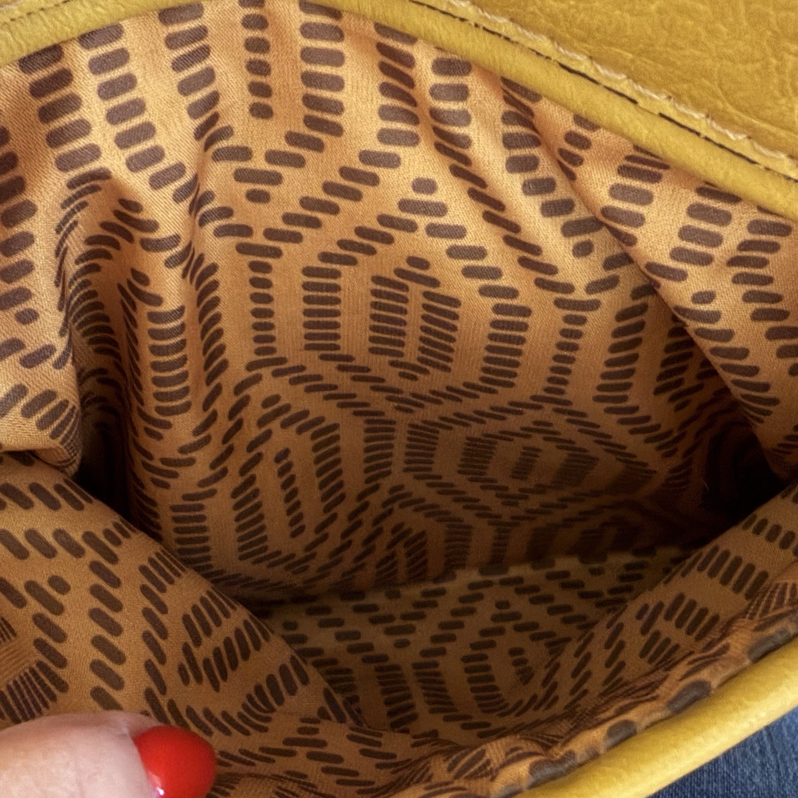 Axcess (Liz Claiborne) Crossbody Yellow Purse