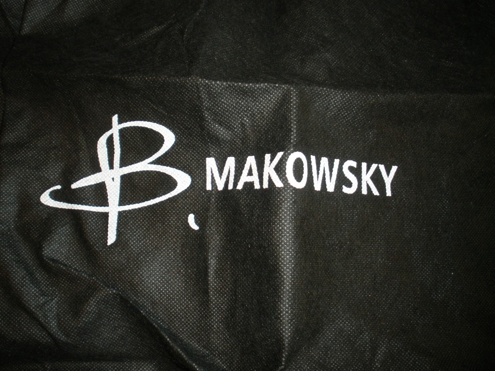 B. Makowsky Protective Dust Bag ONLY 20″x22″ EUC Black (P43)