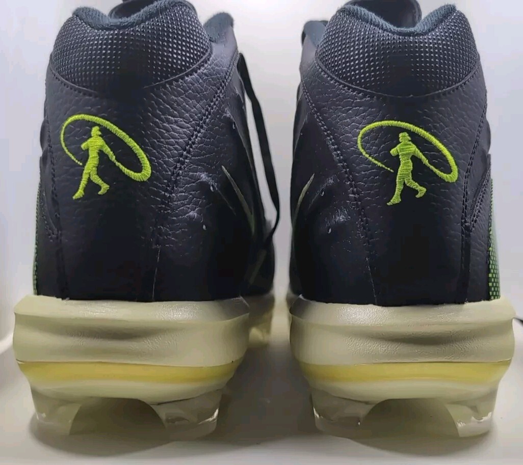 Nike Baseball Cleats Griffey 2 MCS Black Volt HF1579-001 Mens Sz 13 Brand New