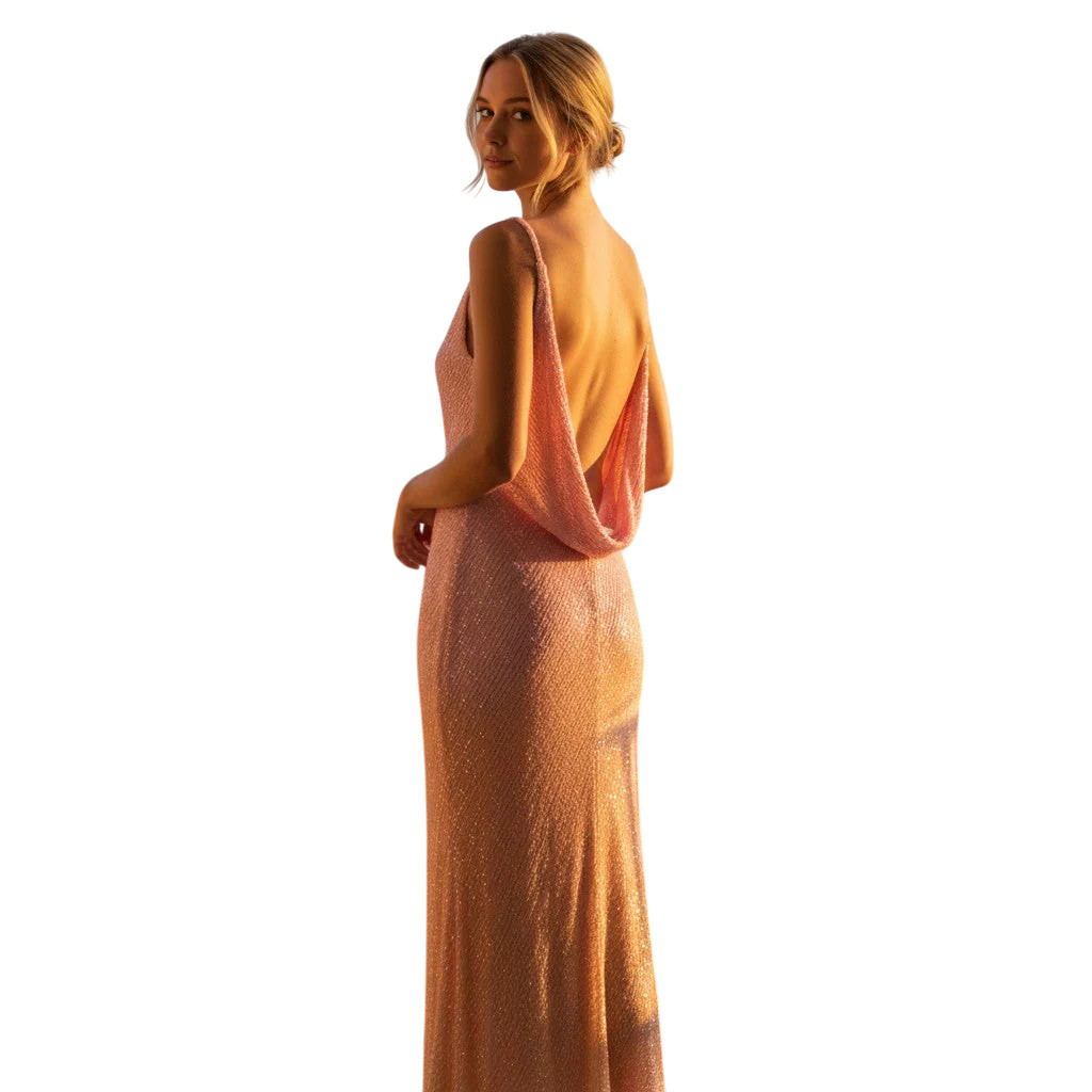 Sunset Dreams Sequin Maxi Dress – Shine Right into Dusk!