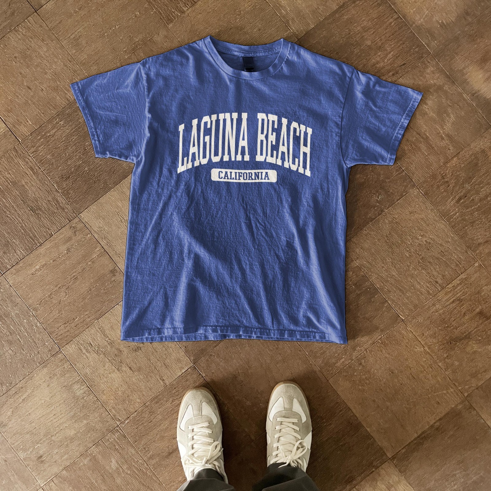 Laguna Beach California Souvenir Beach, Retro, Minimalist T-Shirt