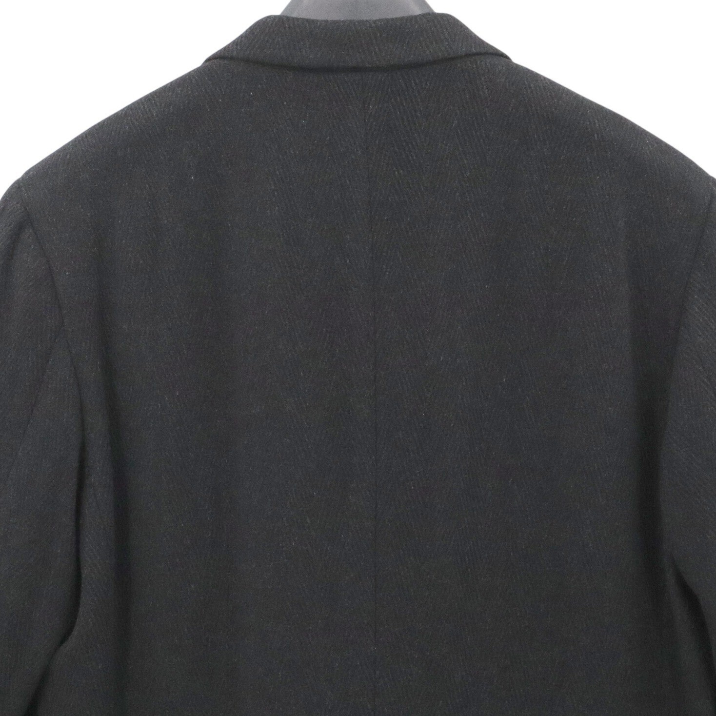 STRUCTURE Le Collezioni Mens Black Wool Blend Blazer Jacket Size Large Italian