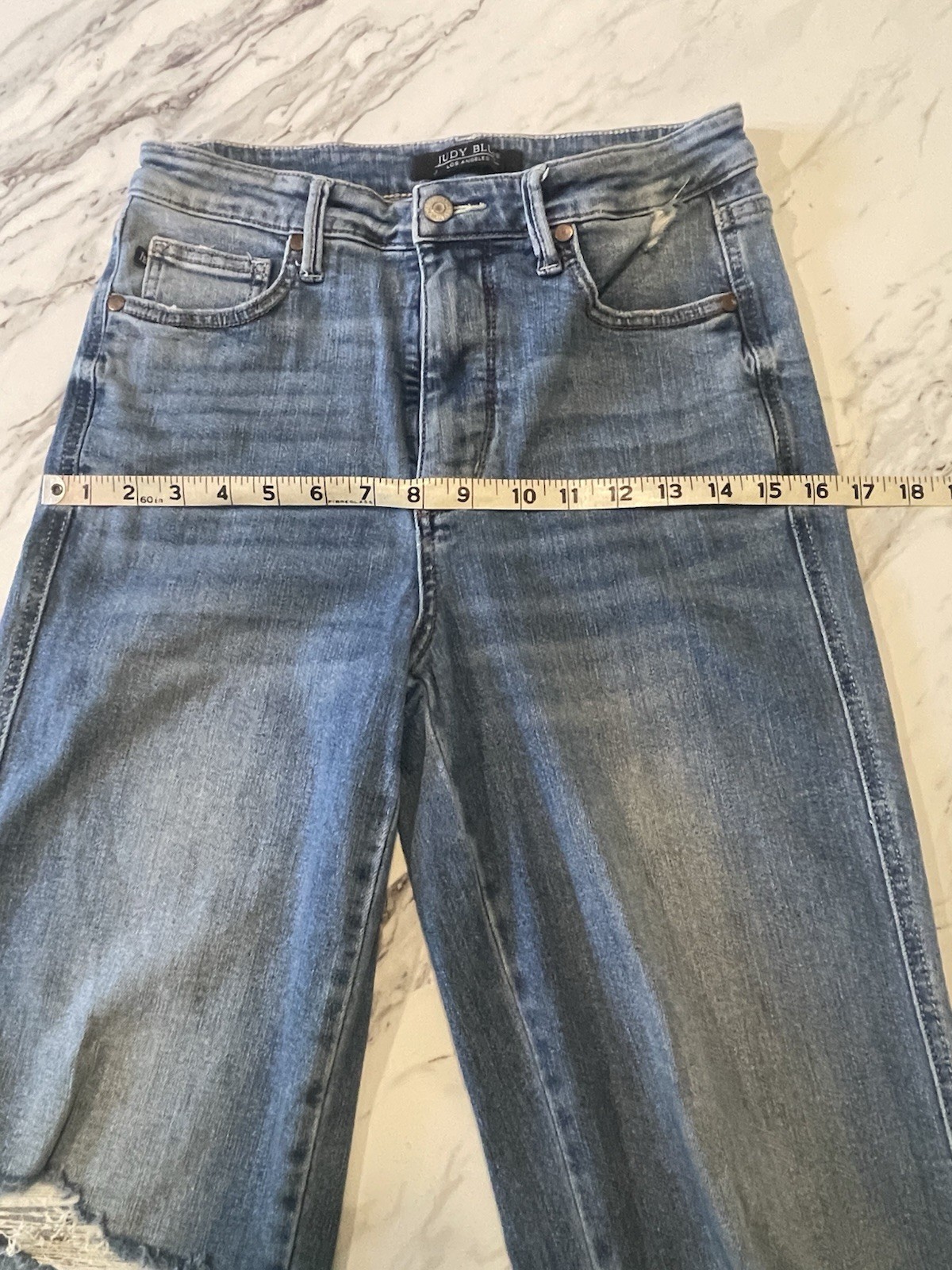 Judy Blue High Rise Straight Fit Jeans. 7/28