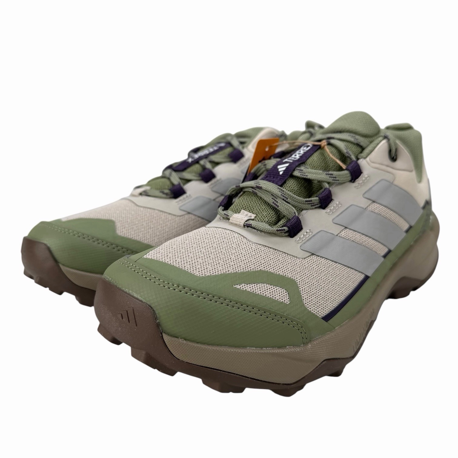 Adidas Terrex Skychaser AX5 Beige Grey Green Trail Shoes JQ2227 Women’s Sz 6-10