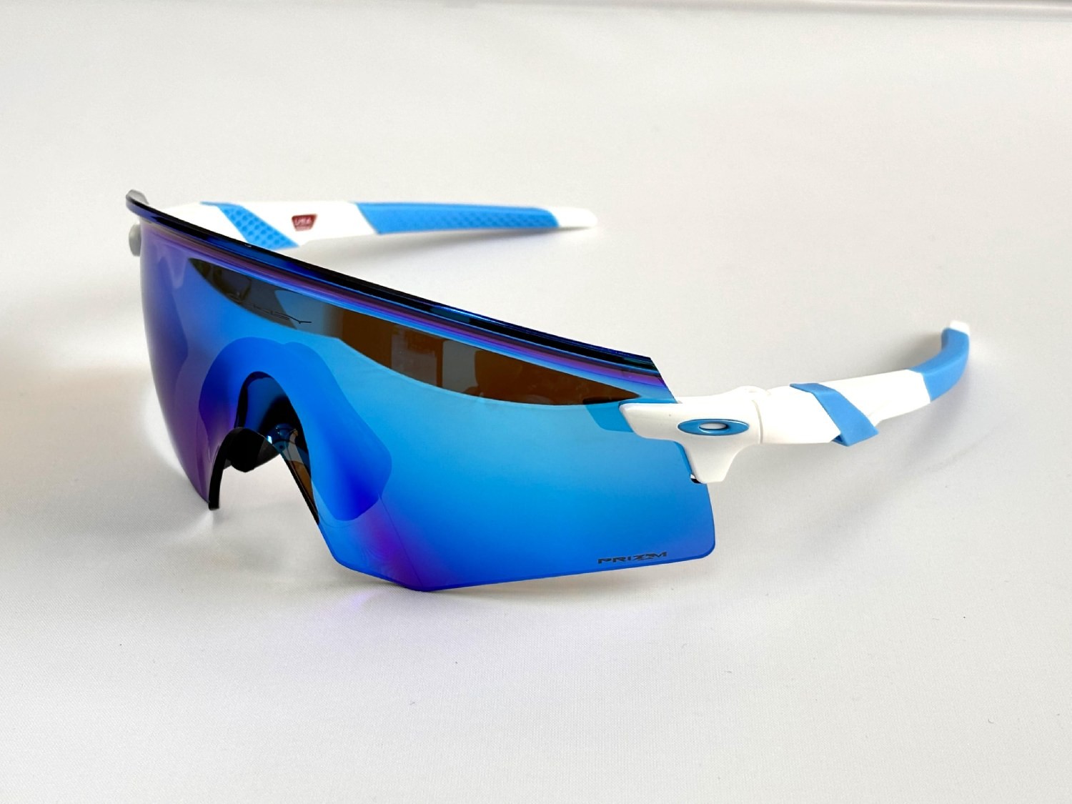 Oakley Sunglasses Encoder OO9471 White with Prizm Blue Lenses