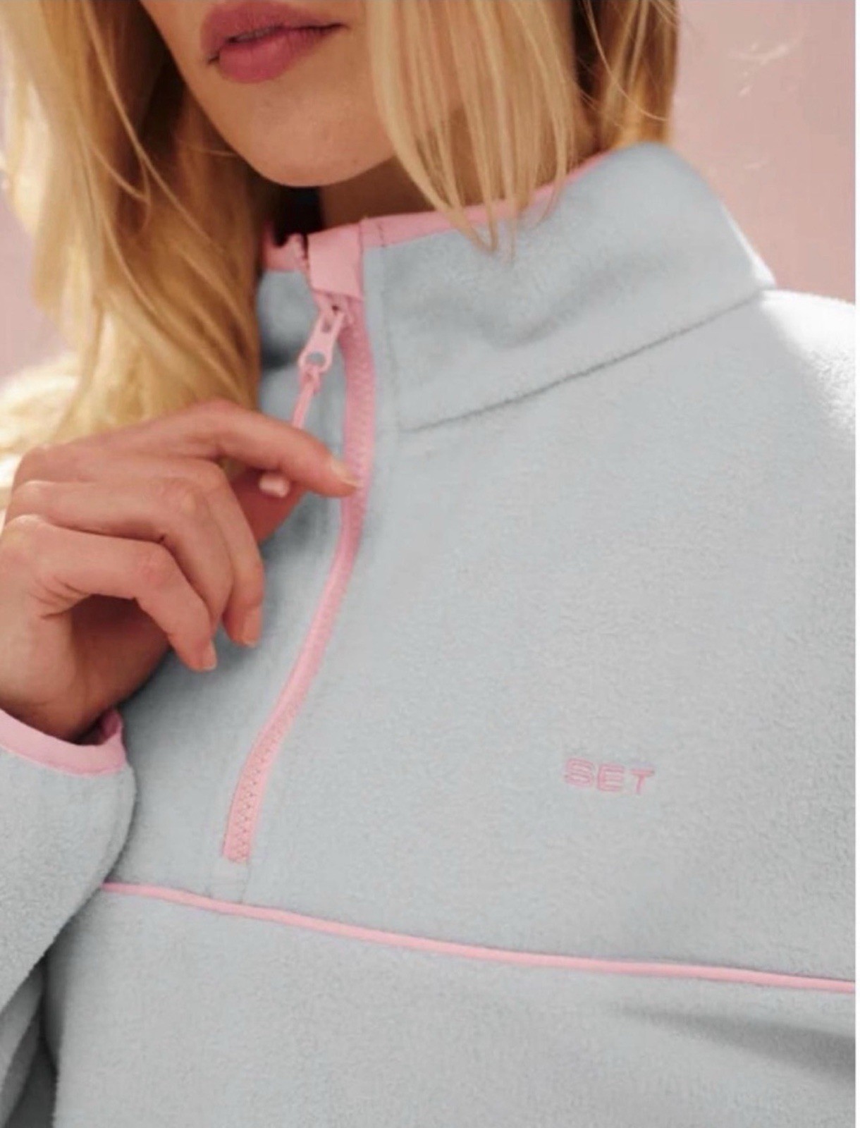 SET Active Fleece Half-zip Pullover | City Of Valentine Collection | Size S