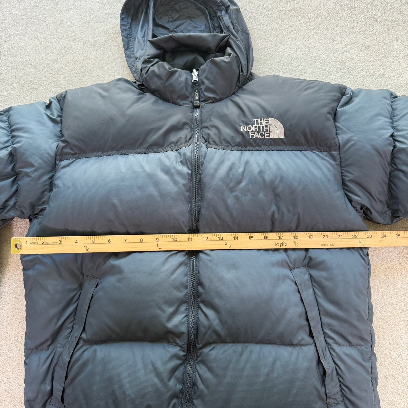 The North Face Jacket Men’s Down 1996 Nuptse Retro 700 Puffer Large Gray Puff