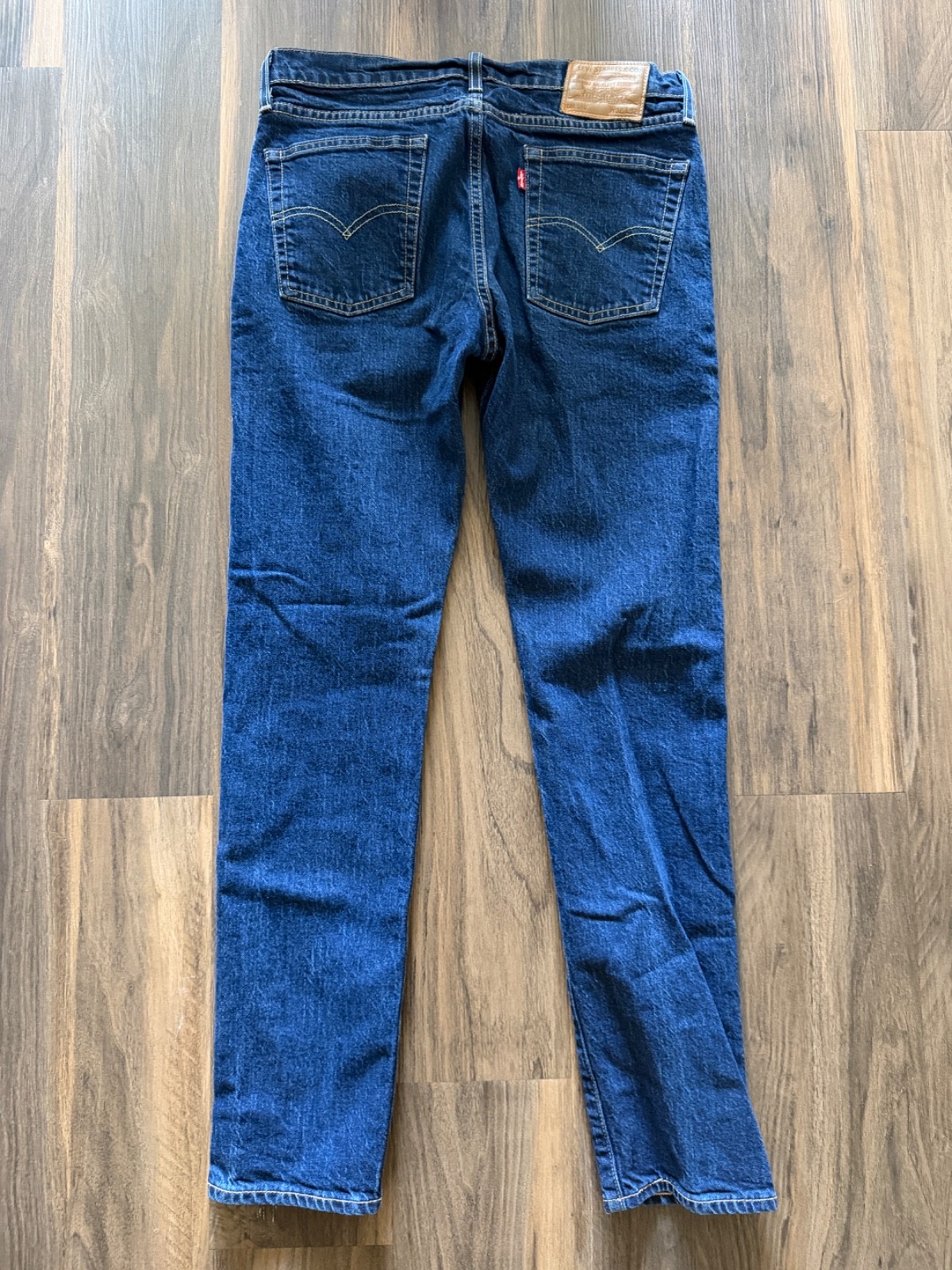 Levi’s Premium 510 Skinny Jeans Men’s 32×32 Dark Wash Stretch Denim Red Tab