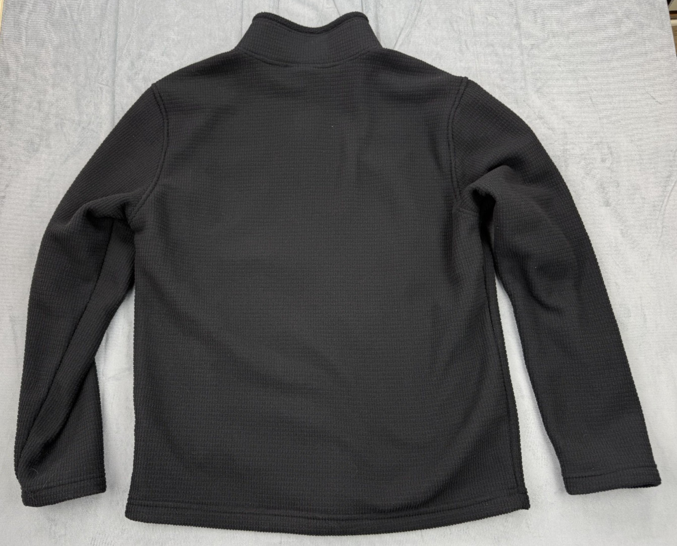 Free Country Jacket Men’s MEDIUM Black Fleece Full Zip Pocket 405-M08330S $80