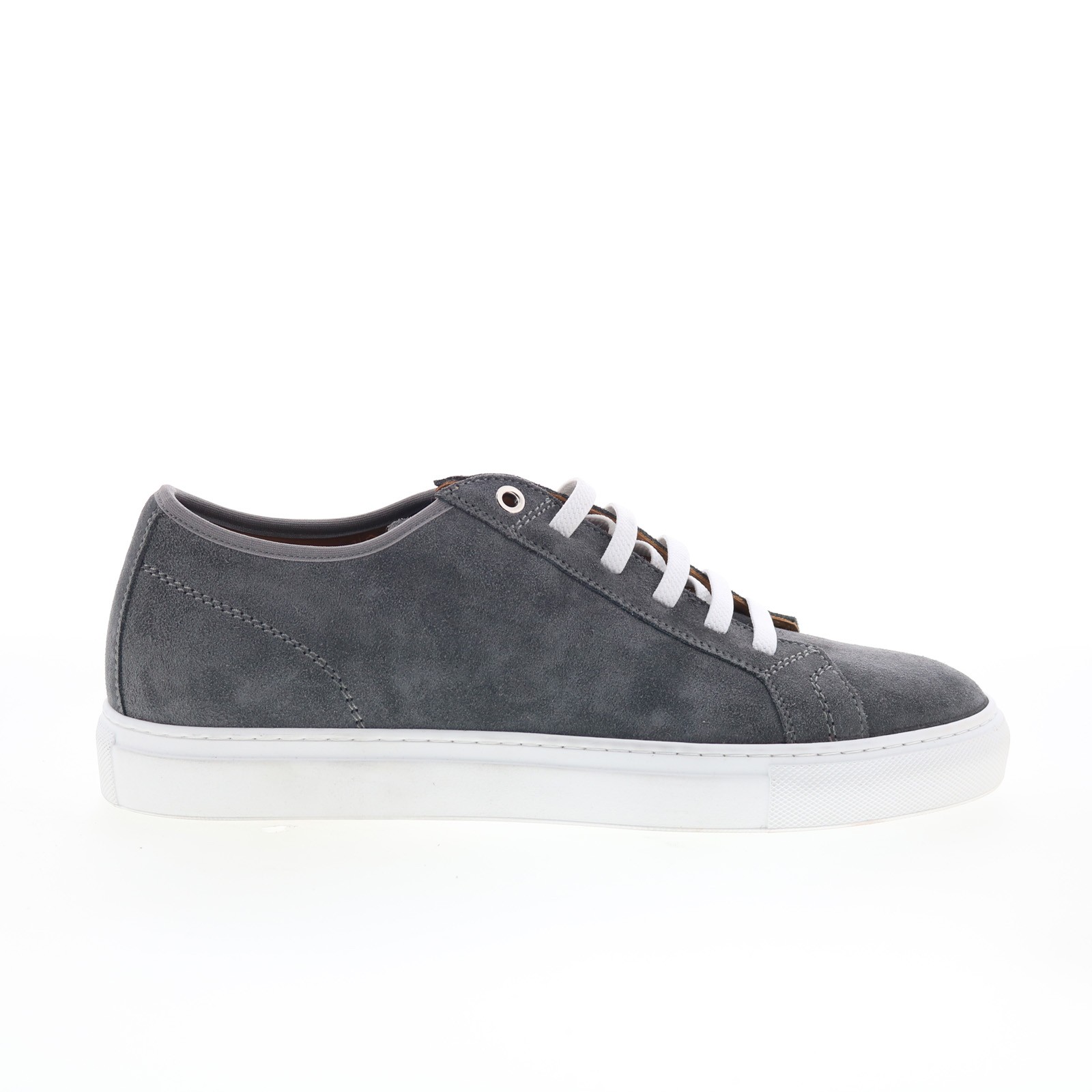 Pastori by Di Bianco Julius Mens Gray Suede Lace Up Lifestyle Sneakers Shoes 8.5
