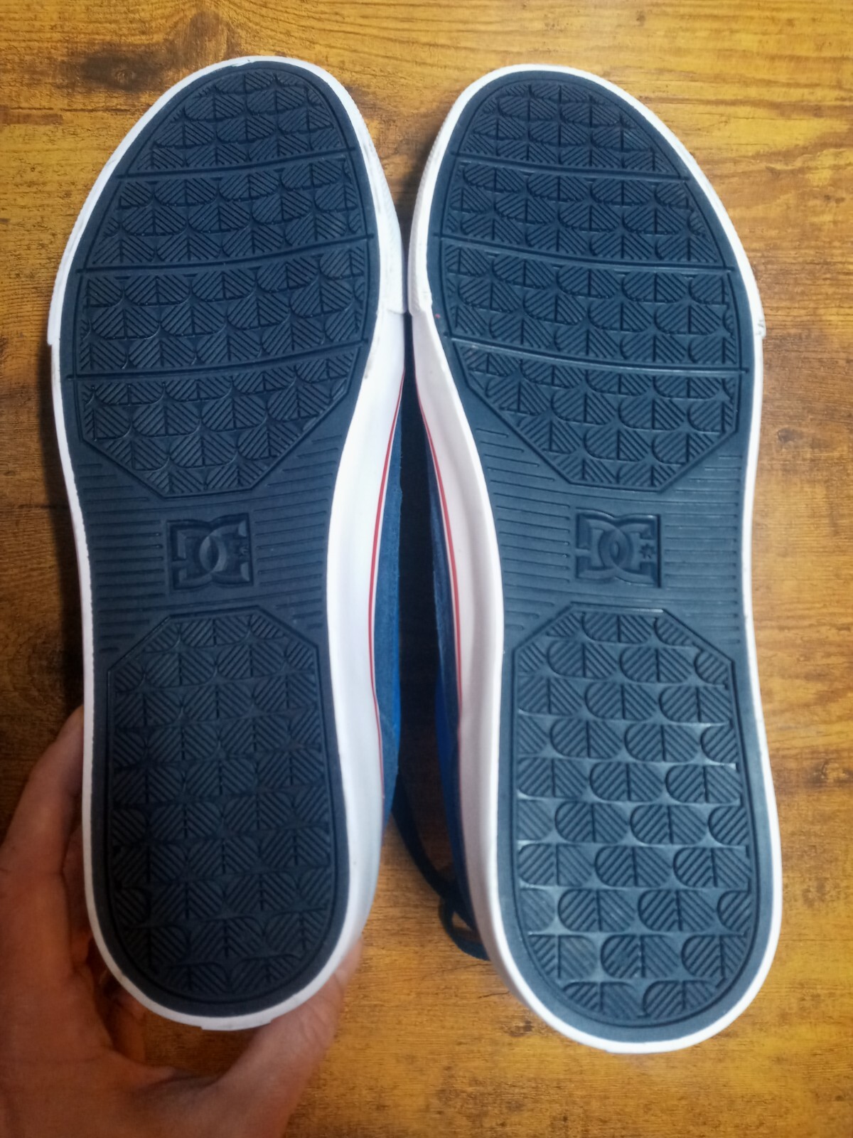DC Skateboard Shoes – Tonik Royal Blue, Leather & Cloth Top, Mens Size 12.5