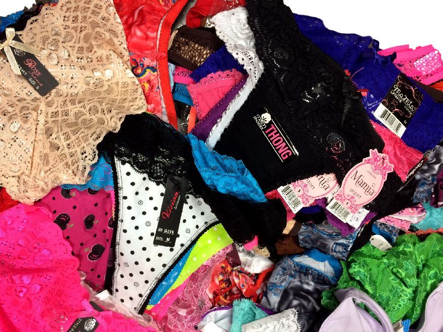 New Wholesale Lot 1 20 100 pc Women Thongs Bikini Briefs Panties Underwear Lot