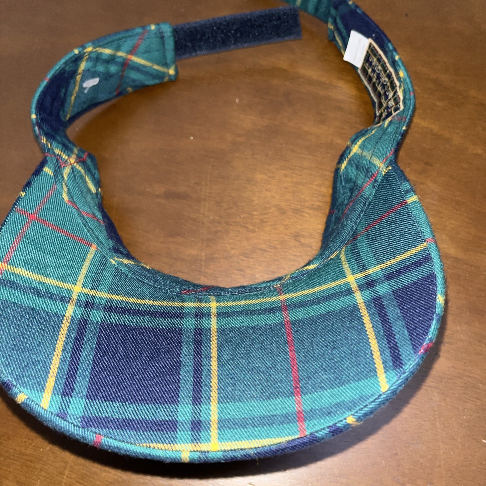 THE OLD COURSE St Andrews Links Tartan Adjustable Visor Cap Hat