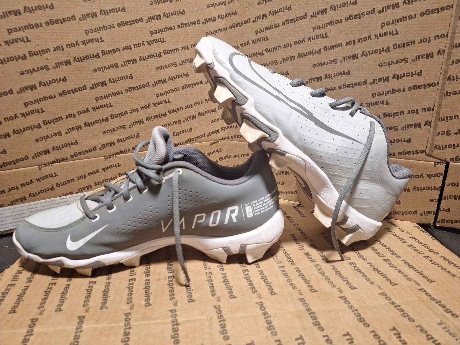 Nike Vapor mens Baseball Outfield And Midfield ￼Cleats Dc3717-002 Sz 10