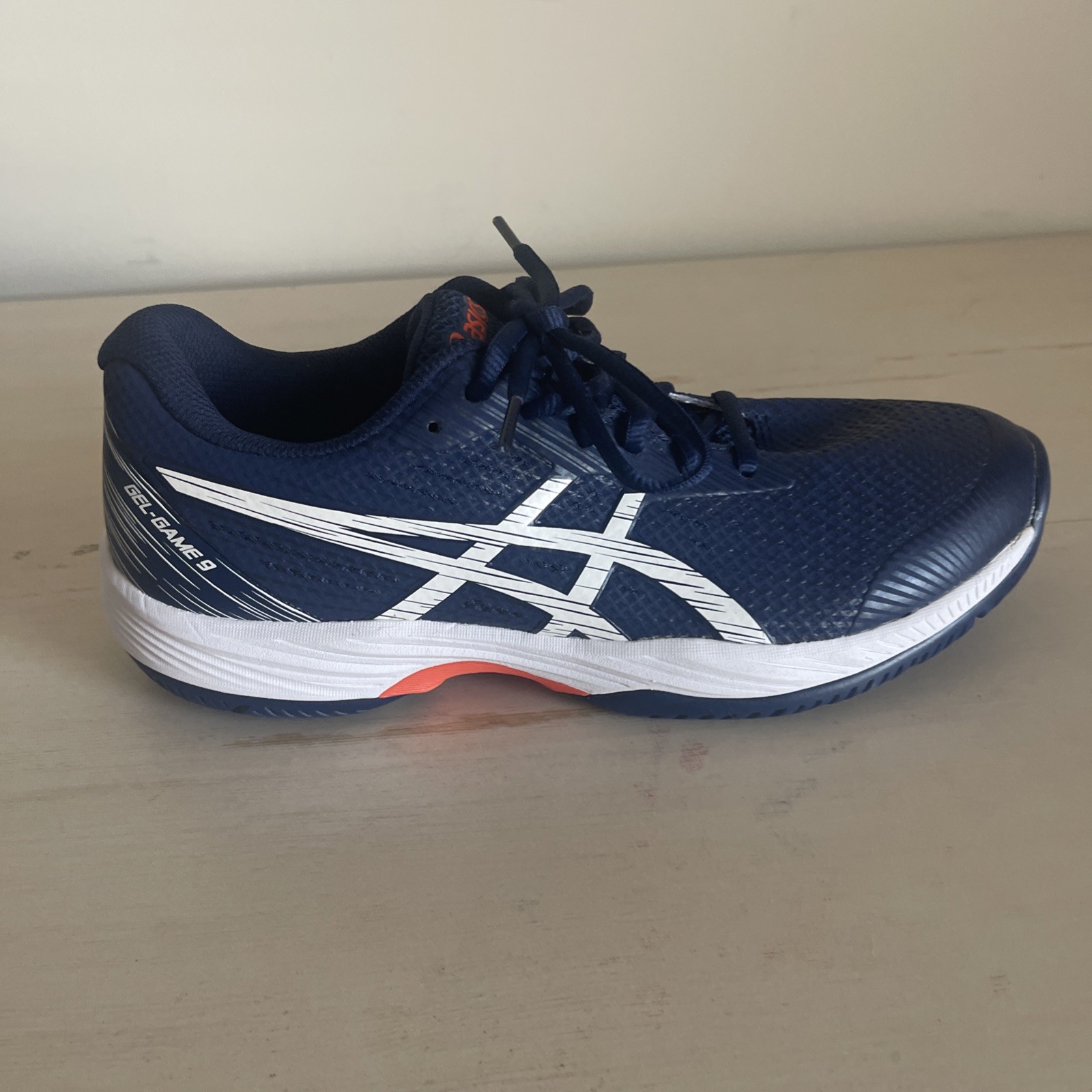 ASICS Men’s Gel-Game 9 Blue/Expanse White 1041A337-400 Size 7.5 Brand New!